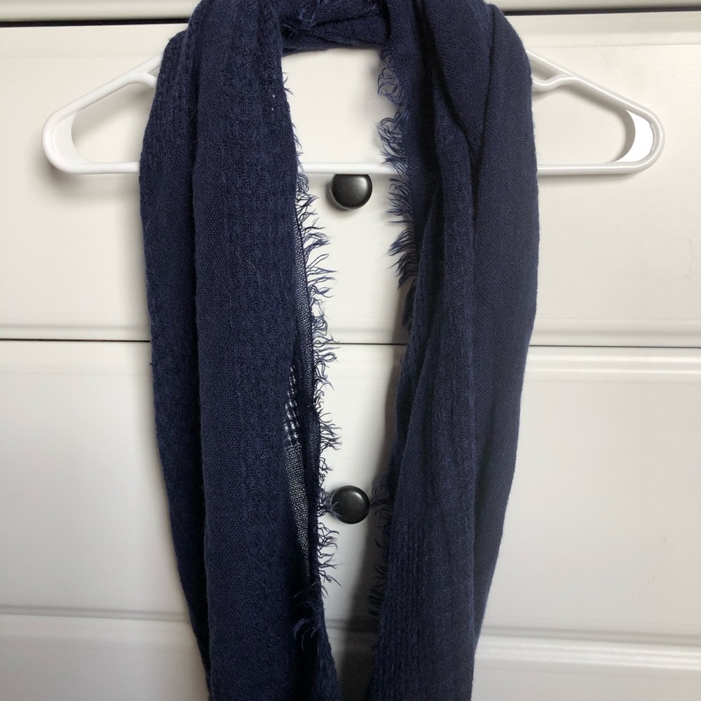 Navy Blue Infinity Scarf